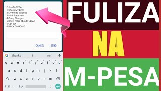 How to fuliza na mpesa loan How to fuliza na mpesa Fuliza [upl. by Ylrebmik]