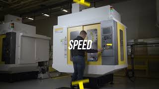 FANUC RoboDrill DiB Plus  HighSpeed Compact CNC Machining [upl. by Eanom]