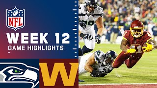 Seahawks vs Washington Week 12 Highlights  NFL 2021 [upl. by Yezdnil]