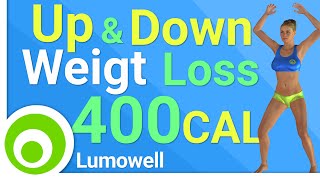 Up amp Down Weigt Loss Workout 400 Calorie Cardio Workout [upl. by Zilber]