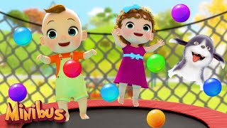 Jump Jump Jump  Trampoline Song  more Kids Songs amp Nursery Rhymes  Minibus [upl. by Row]