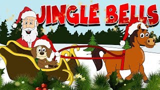 Jingle Bells  Nursery Rhymes And Kids Songs  Puppy Hey Hey [upl. by Kallick]