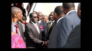 President Mugabe arrives [upl. by Harahs119]