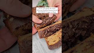 If you love Banana Bread you need to try this Healthy NO sugar and NO Flour Recipe [upl. by Nwahsid599]