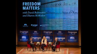 Top Moments from Freedom Matters with David Rubenstein and Sharon McMahon [upl. by Eelanaj]