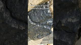 Amazing Ventifacts Explained in 60 Seconds geology wind rockhounding magnetite jasper wyoming [upl. by Eicats]