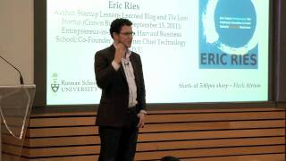 Watch Eric Ries Discuss quotThe Lean Startupquot [upl. by Aneerhs]