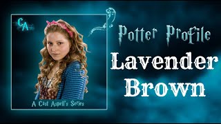 Potter Profile on The Life of Lavender Brown  Cast Aspell [upl. by Phylis]