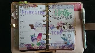 FILOFAX Wochendeko  Filofax Decoration Week 20  Setup Websters Pages Platinum Rose [upl. by Inaffit480]