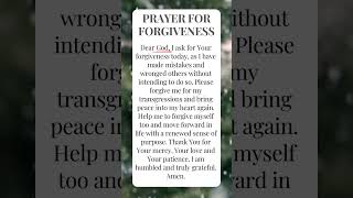 Forgiveness prayer 🕊🙏 Ask God to forgive you 🙏🕊Forgive others and forgive yourself too 🕊🙏 [upl. by Rudelson]