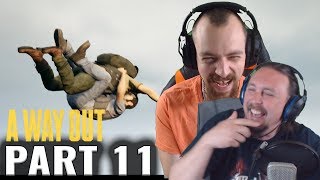 FALLSCHIRM ABSTURZ  A Way Out Gameplay German Part 11  EgoWhity [upl. by Vincent]