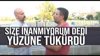 Beyaz TV muhabiri Levent Kelleci Atalay Demircinin yüzüne tükürdü [upl. by Maryly]