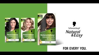 Natural amp Easy  Naturligt färgresultat och ingredienser av naturligt ursprung [upl. by Rica]