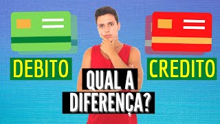 Qual a diferença de DEBITO e CREDITO Escola para Jovens Investidores [upl. by Proctor]