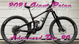 2021 Giant Reign Advanced Pro 29  New Bike Day [upl. by Zasuwa]