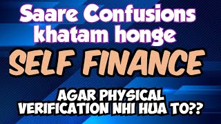 Self Finance agar Physical Verification nhi kiya to 😢  Kab se jana h School PCB  Maths Possible [upl. by Boote786]