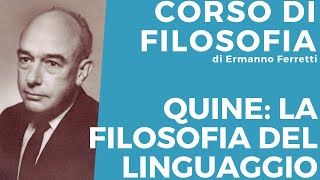 Quine la filosofia del linguaggio [upl. by Engdahl]