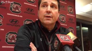 Will Muschamp reacts after USC loss to Clemson [upl. by Laamaj912]