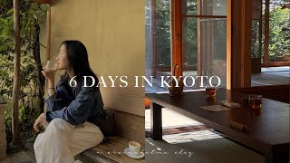 Kyoto Vlog  pack with me favourite Kyoto restaurants and cafes easy travel outfits [upl. by Llennor]