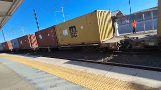 Double Header Linfox Intermodal passing through [upl. by Caril]