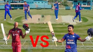 Nepal vs West Indies  Old Match  World cup Qualifier  ODI [upl. by Donohue]