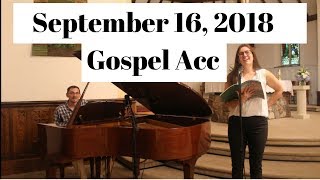 RampA Gospel Acclamation Sept 16 2018  24th Sunday [upl. by Cynthie]