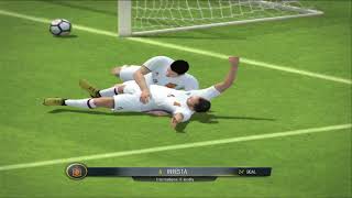 FIFA 18  Portugal Vs Spain  PS3 Full Gameplay 4K60 [upl. by Adlin]