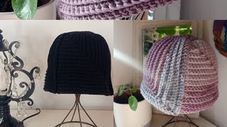 Cappello n5  Calotta crochet con tre quadrati [upl. by Yraunaj]