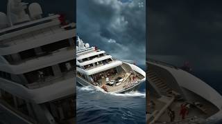 Sinking Maga Yacht  60fps AI Enhanced Sound Design viral boats yacht [upl. by Thunell]