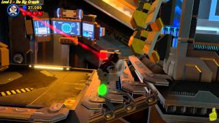 Lego Batman 3 Beyond Gotham Lvl 5 The Big GrappleTrophyAchievement Story Walkthrough  HTG [upl. by Fernyak]