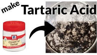 Tartaric Acid Preparation from Cream of Tartar [upl. by Jay]