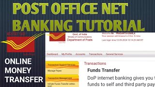 Post Office Net BankingFull process 2024 [upl. by Nollid764]