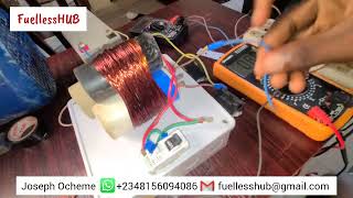 Fuelless Free energy Motor on 60 watts [upl. by Savior]