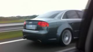 Audi rs4 b7 vs Mitsubishi Evo 9 [upl. by Aivila]