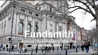 FUNDSMITH Annual Shareholders Meeting February 2024 [upl. by Ifen452]