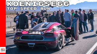 Koenigsegg Agera RS World Record Top Speed amp 04000 Run [upl. by Tillie789]