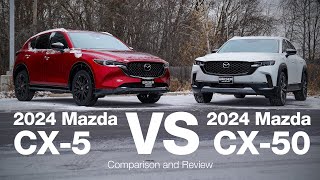 2024 Mazda CX50 vs CX5  Comparison and Review [upl. by Charles]