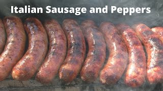 Italian Sausage amp Peppers Recipe  How to Grill Italian Sausage Malcom Reed HowToBBQRight [upl. by Roinuj545]