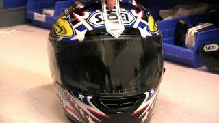 Shoei Helmets Tech Tips Series—Shield Maintenance amp Adjustment [upl. by Ewan280]