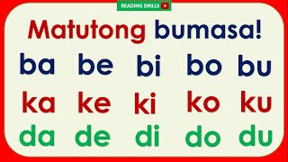 Matutong Bumasa Pagbasa ng mga Salitang may Dalawang Pantig Magsanay at Matutong Magbasa [upl. by Jamin419]