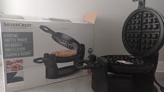 Lidl  drehbares Waffeleisen Silver Crest  Der Erzfeind von Tefal  Gamechanger im Waffelbusiness [upl. by Nariko507]