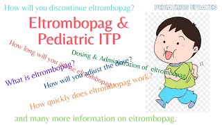 Eltrombopag amp Paediatric chronic immune thrombocytopenia ITP l Pediatrics Updates [upl. by Barnebas]