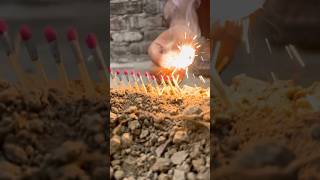 Domino with cracker🫢domino dominoplay experiment shortsvideo happydiwali viralshorts￼ [upl. by Buiron]