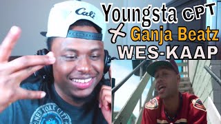 YoungstaCPT X Ganja Beatz  WESKAAP Official Video  Reaction [upl. by Ehling]