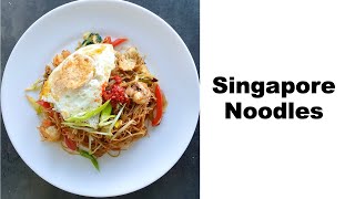 Singapore Noodles  Gebakken Singaporenoedles 싱가폴 누들 [upl. by Merchant]