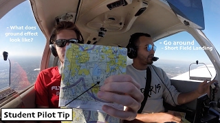 Student Pilot Tip About Aeronautical Charts PA28 [upl. by Banyaz39]