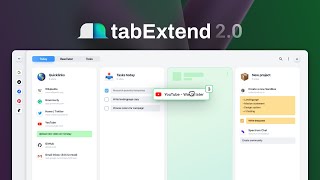 tabExtend 20  Never forget a site or note again [upl. by Rozele]