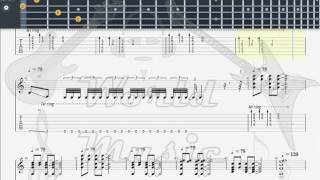 Game Diablo Tristram Town Theme GUITAR TAB [upl. by Yevoc]