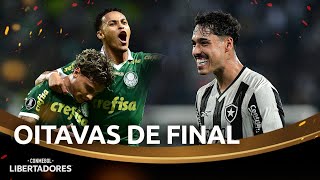 BOTAFOGO X PALMEIRAS SE ENFRENTAM NAS OITAVAS DE FINAL DA CONMEBOL LIBERTADORES 2024 [upl. by Llennor310]