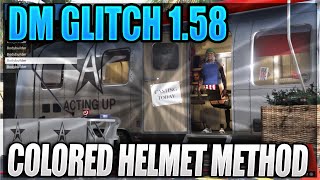 NEW GTA 5 ONLINE COLORED HELMET GLITCH DIRECTOR MODE GLITCH AFTER PATCH 158 ALL CONSOLES [upl. by Irodim]